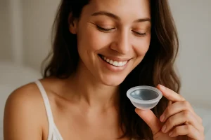 Comfort en gebruiksgemak van de menstruatiedisc